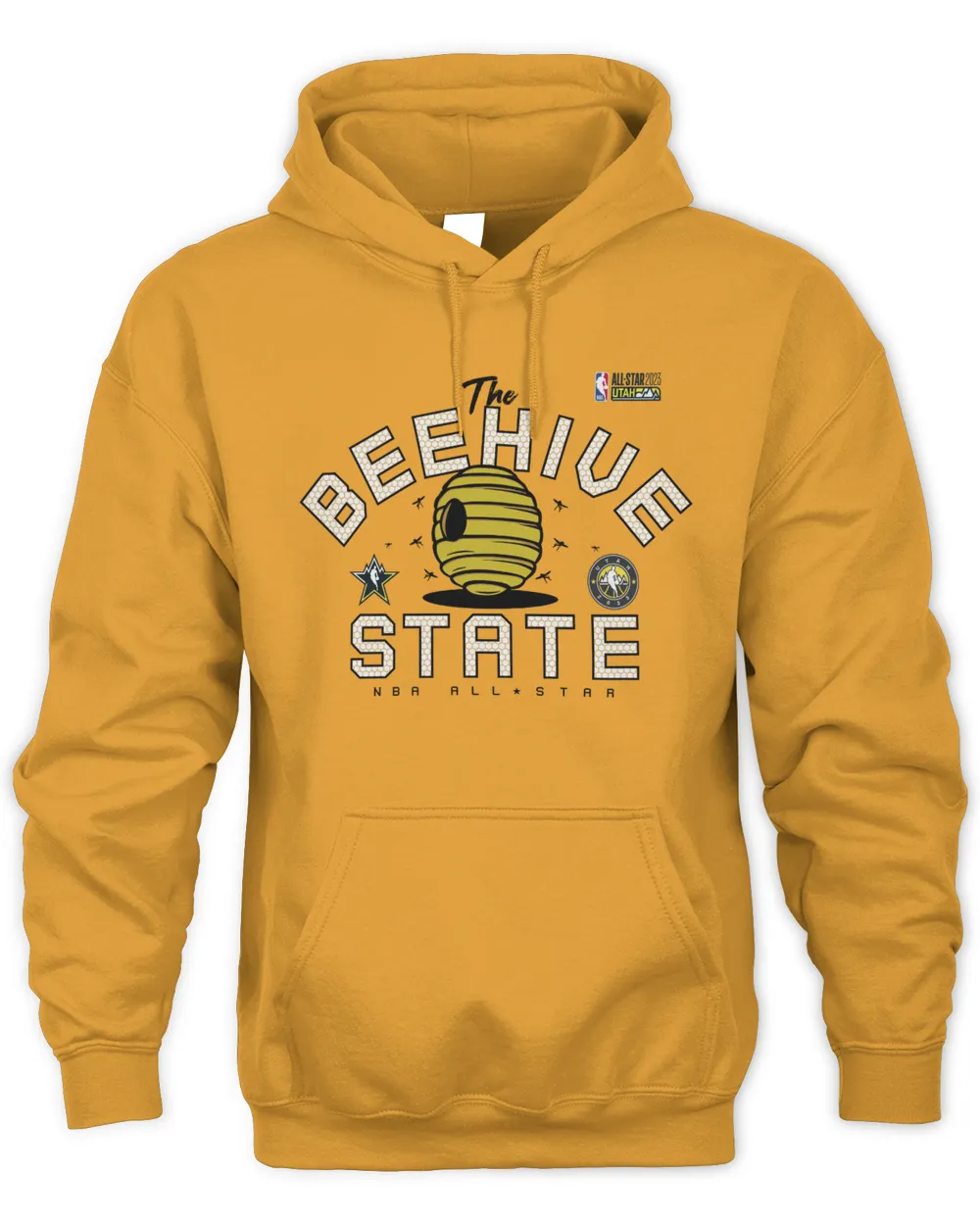 Official NBA 2023 Utah Jazz All-Star Behive State Graphic Hoodie |  Merligrego